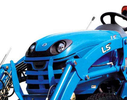 Moderen in eleganten LS traktor modre barve